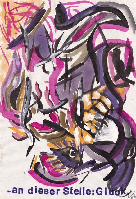 An dieser Stelle Glück